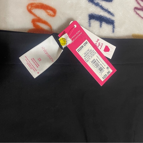 Xhilaration Black High Waist Swim Bottoms - Picture 5 of 6